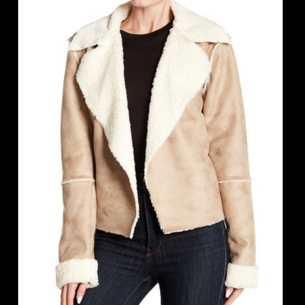 Splendid Faux Shearling Lined Jacket - image 1